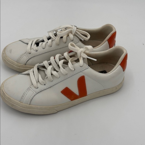 Veja Campo Chromefree Leather Extra White Fury Women Casual Shoes 7 - Picture 4 of 6